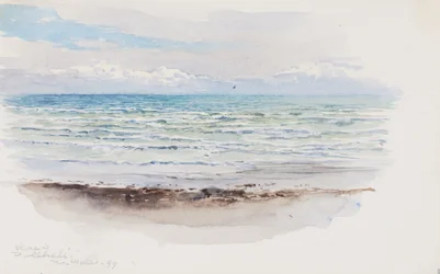 Küste bei Pwllheli, N. Wales, 1899