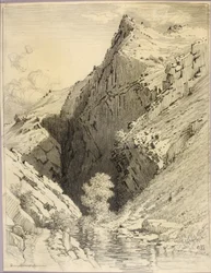 Ohne Titel (Transferzeichnung für Bear Creek Canyon, Denver, Colorado)