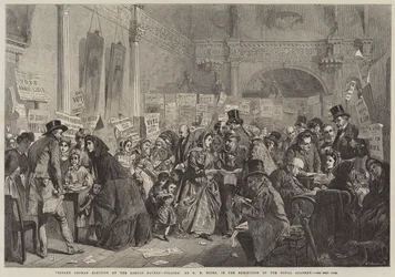 Wahl der Waisenkinder im London Tavern, Abstimmung
