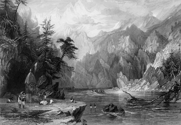 Gungootree, die heilige Quelle des Ganges