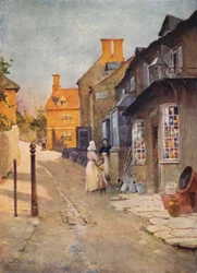 Ein Cotswold-Dorfladen