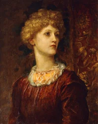 Porträt von Dorothy Dene, Brustlänge