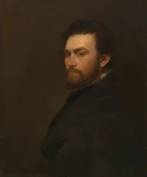 George Fuller Selbstporträt, vor 1860