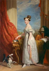 Porträt von Königin Victoria von England als Prinzessin
