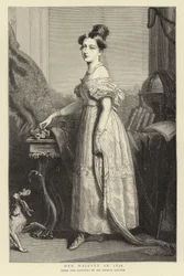 Ihre Majestät im Jahr 1836