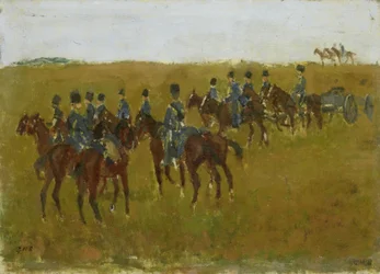 Artillerie bei Manövern