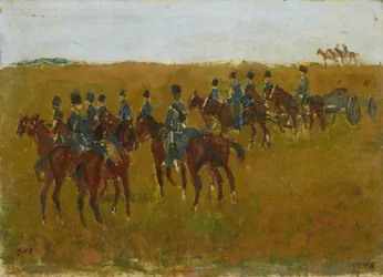 Artillerie auf Manöver