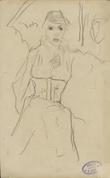 Stehende Frau