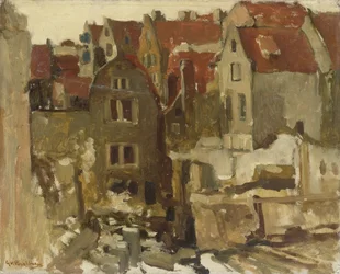 Der Abriss des Grand Bazar de la Bourse am Nieuwendijk, Amsterdam