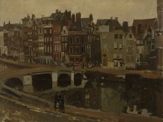 Das Rokin in Amsterdam, 1897