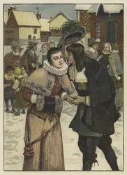 Neujahrstag im alten New York
