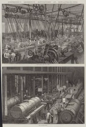 Stephensons Lokomotivfabrik in Newcastle-on-Tyne