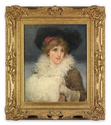 Frau, Halbfigur
