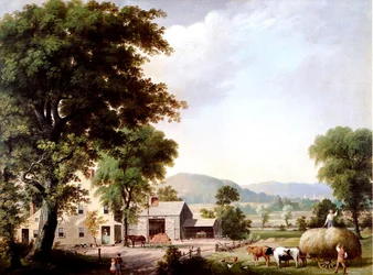 Heuernte bei Jones Inn, 1854
