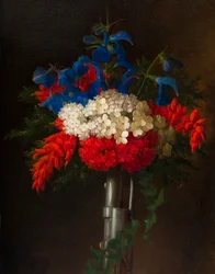 Patriotischer Blumenstrauß
