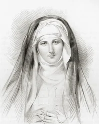 Jane Porter, graviert von J. Thomson, aus 