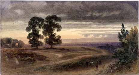 Gesamtansicht von Hampstead, London, 1849