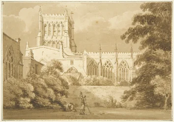 Südansicht der Kathedrale von Bristol