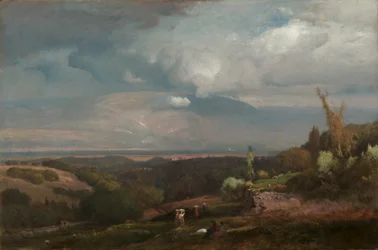 Annähernder Sturm von den Albaner Bergen