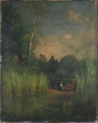Abenddämmerung im Schilf (Alexandria Bay)
