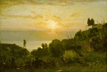 See Albano, Sonnenuntergang