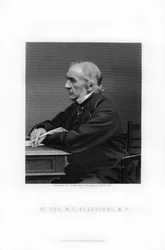 William Ewart Gladstone, britischer Staatsmann der Liberalen Partei und Premierminister, 1893
