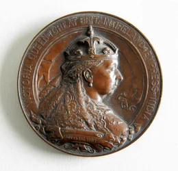 Medaille zur Erinnerung an das Goldene Jubiläum von Königin Victoria