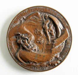 Medaille zur Feier des Goldenen Jubiläums von Königin Victoria