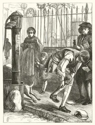 Illustration für Elegie, Über den Tod eines verrückten Hundes