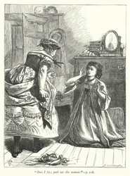 Illustration für Der Pfarrer von Wakefield (Gravur)