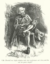 Illustration für Der Pfarrer von Wakefield (Gravur)