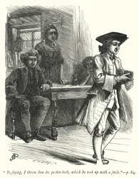 Illustration für Der Pfarrer von Wakefield (Gravur)