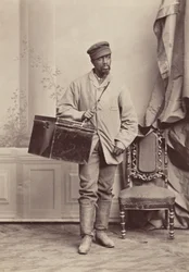 Porträt eines Mannes [verso], um 1869