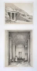 Gräber von Beni-Hassan, Ägypten, 19. Jahrhundert
