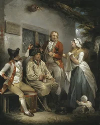 Trepanation eines Rekruten, ca. 1790.