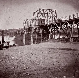 Brücke über den Tennessee River in Chattanooga, ca. 1864