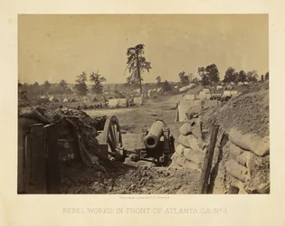Rebellenwerke vor Atlanta, Ga. Nr. 3