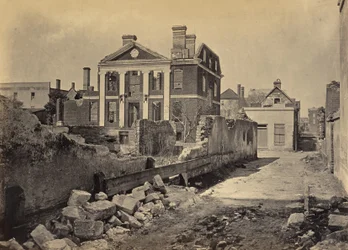 Ruinen des Pinckney-Hauses, Charleston, South Carolina