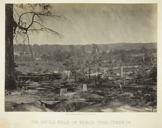 Das Schlachtfeld von Peach Tree Creek, Ga.