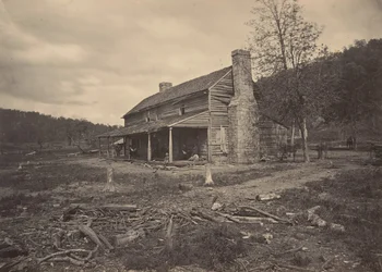 Das John Ross Haus, Ringold, Georgia, 1860er Jahre