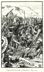 Die Ilias: Kampf um den Körper von Patroklos