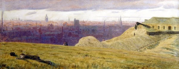 Newcastle von den Rabbit Banks, Gateshead am Tyne