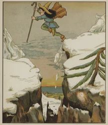 Illustration für Rumpelstilzchen von den Brüdern Grimm