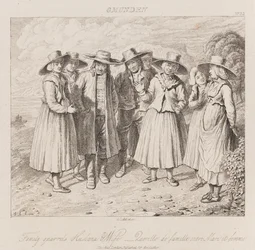 Familienstreit, Gmunden, ca. 1821