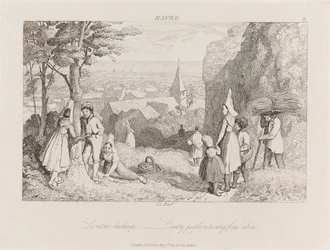 Rückkehr von der Arbeit, Havre, ca. 1821