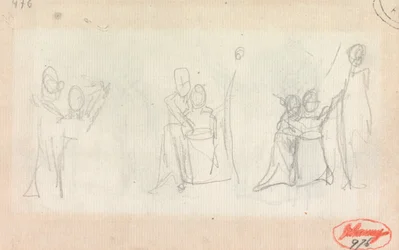 Familiengruppe: Drei Skizzen