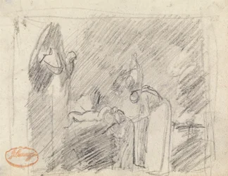 Figurenkompositionsstudie 42