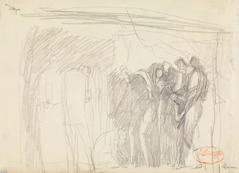 Figurenkompositionsstudie 46