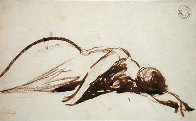 Liegende Frau