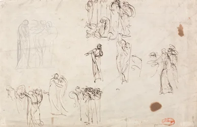 Skizzen für "Die Anklage der Susanna"